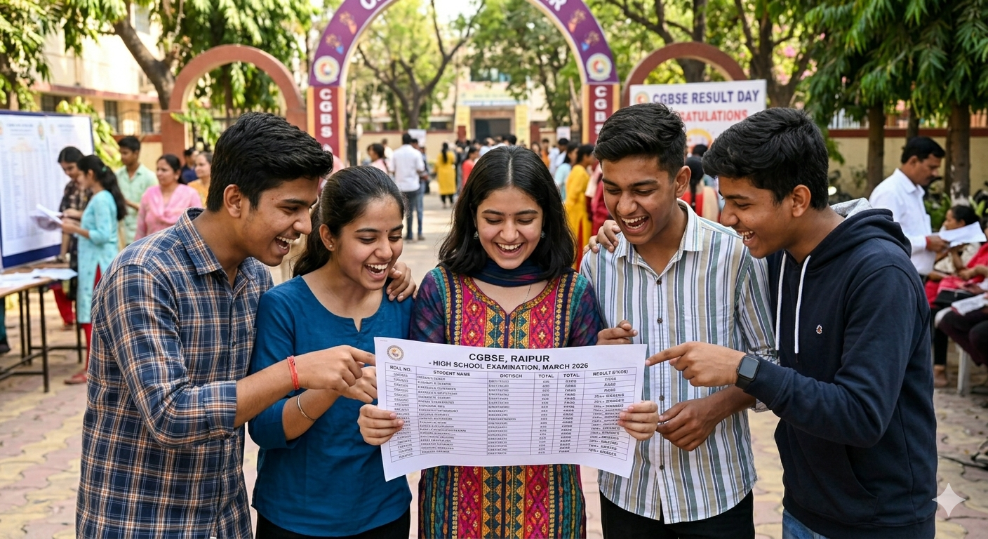 इंतजार खत्म: कल घोषित होंगे छत्तीसगढ़ बोर्ड 10वीं और 12वीं के परीक्षा परिणाम