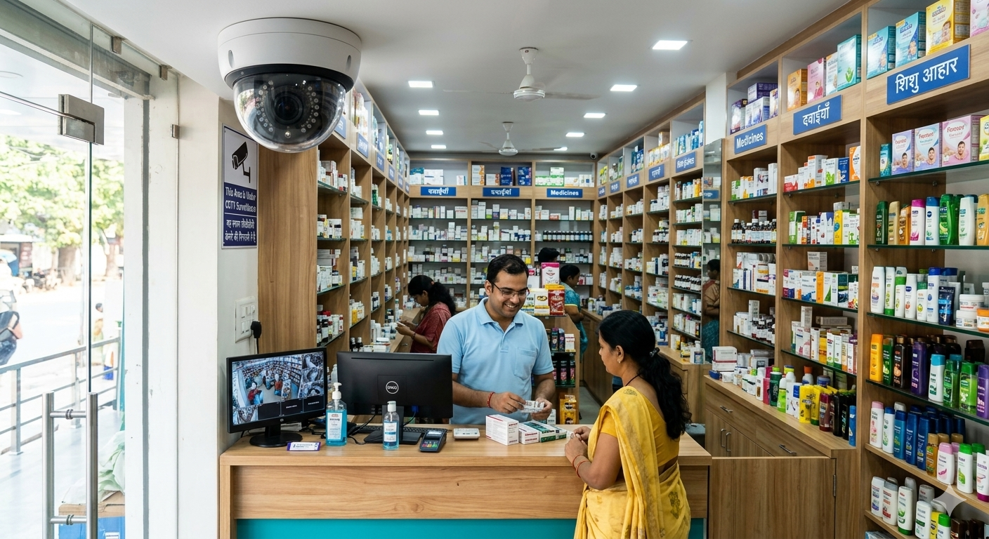 सावधान! दवा दुकानों में CCTV अनिवार्य, एक सप्ताह में कैमरा नहीं लगा तो प्रशासन करेगा सीलबंदी
